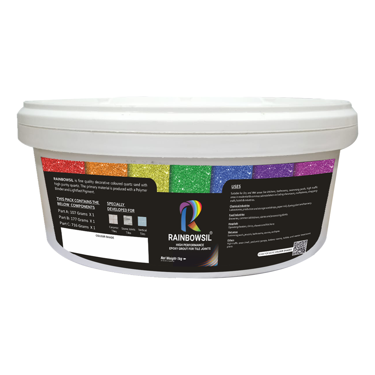 Rainbowsil - Epoxy Grout For Tile Joints