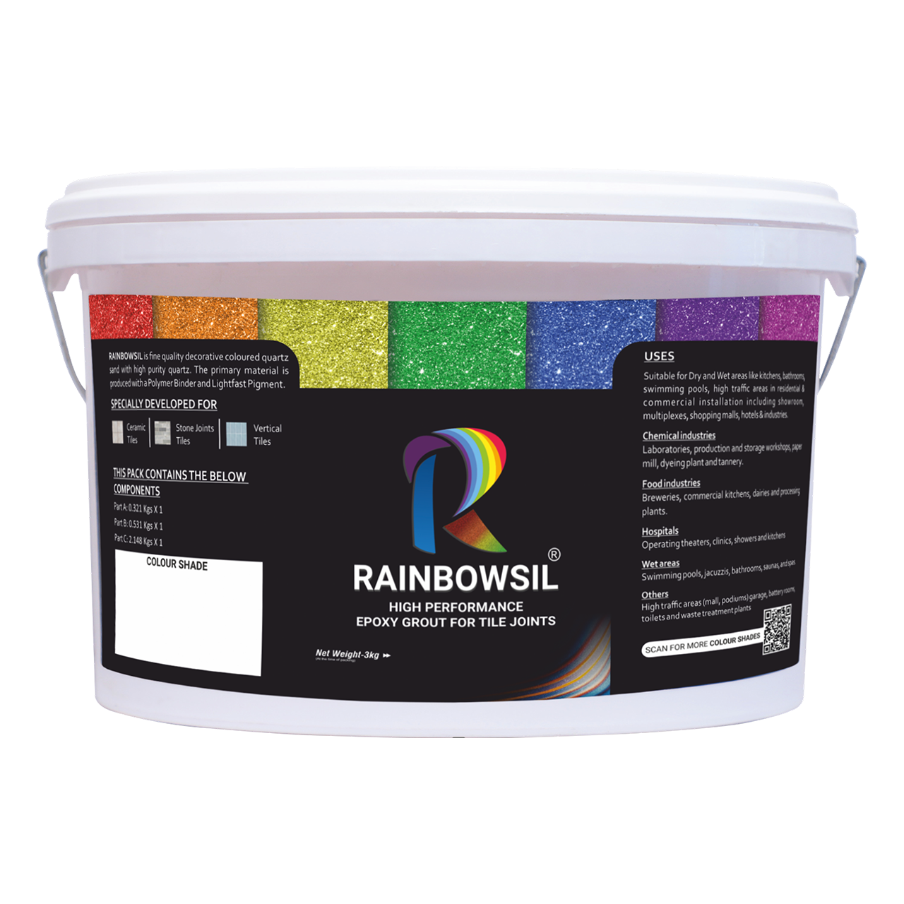 Rainbowsil - Epoxy Grout For Tile Joints